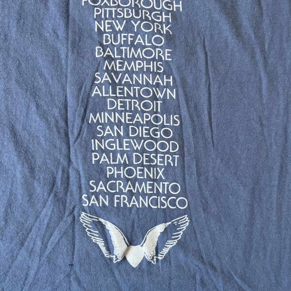 Stevie Nicks 2023 Tour T-Shirt Size Medium Double Sided Blue - Picture 6 of 7